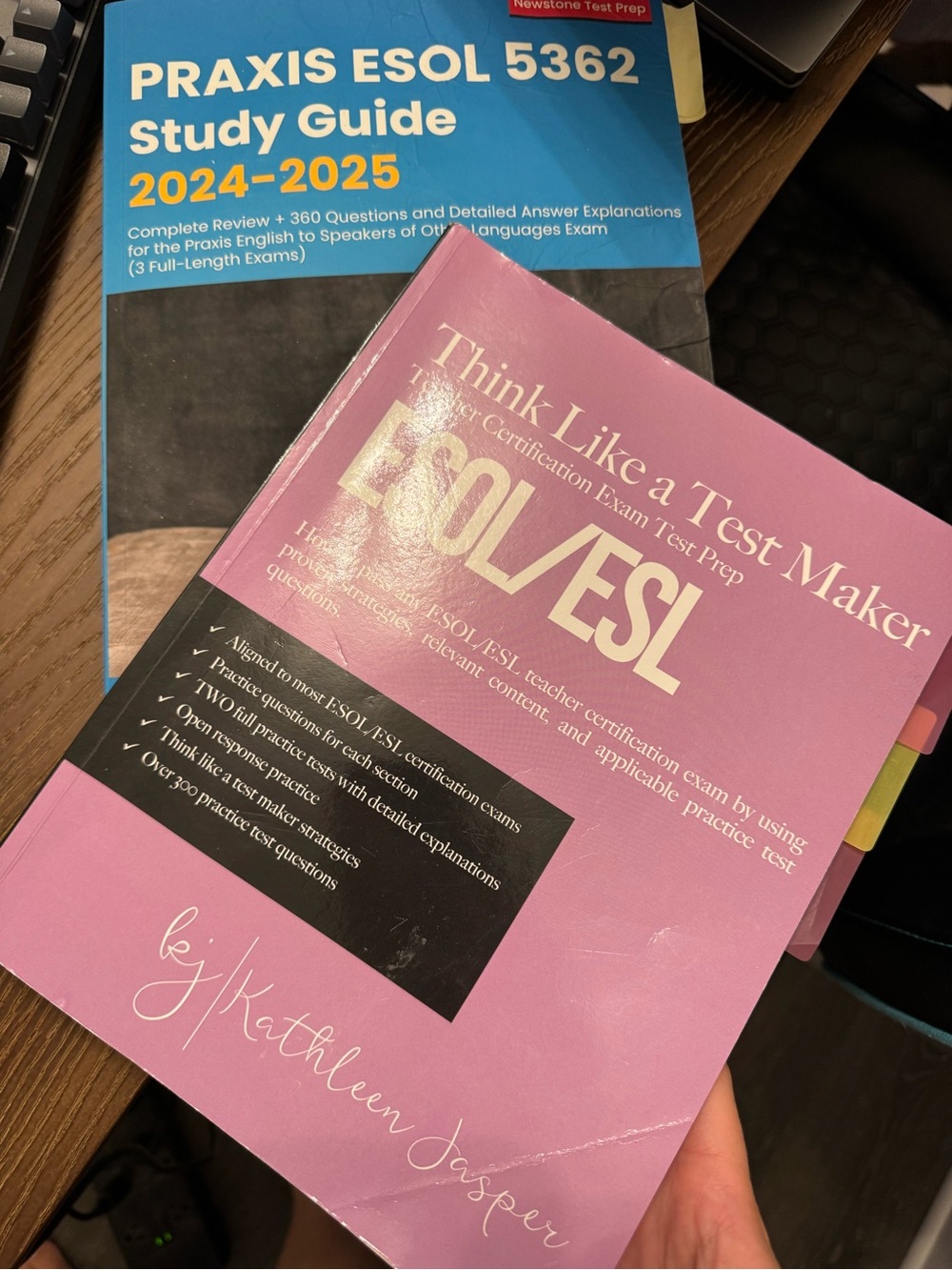 ESOL/ESL Test Prep Book - Pink - COMBO BOTH